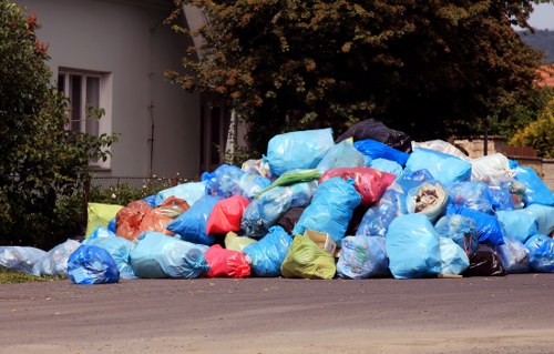 Residential waste collection in Tooting