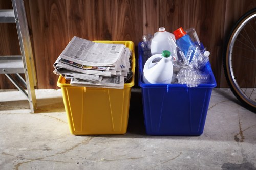 Eco-friendly disposal of garage items