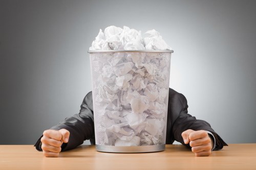Safety protocols in commercial waste removal